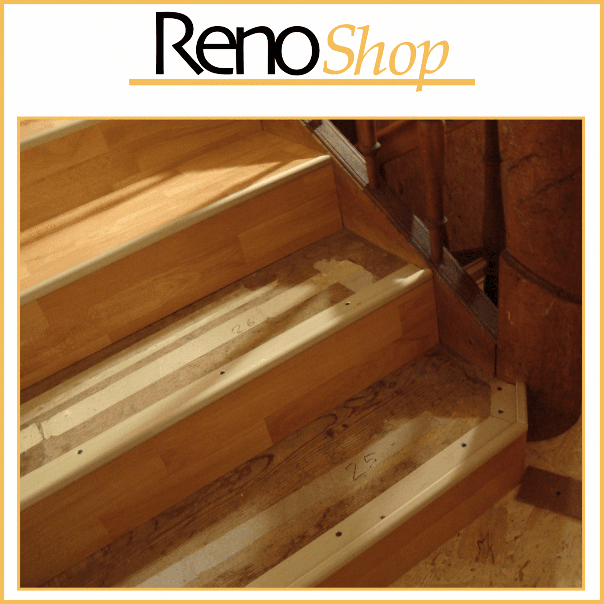 Treppensanierung Treppe mit Laminat verkleiden