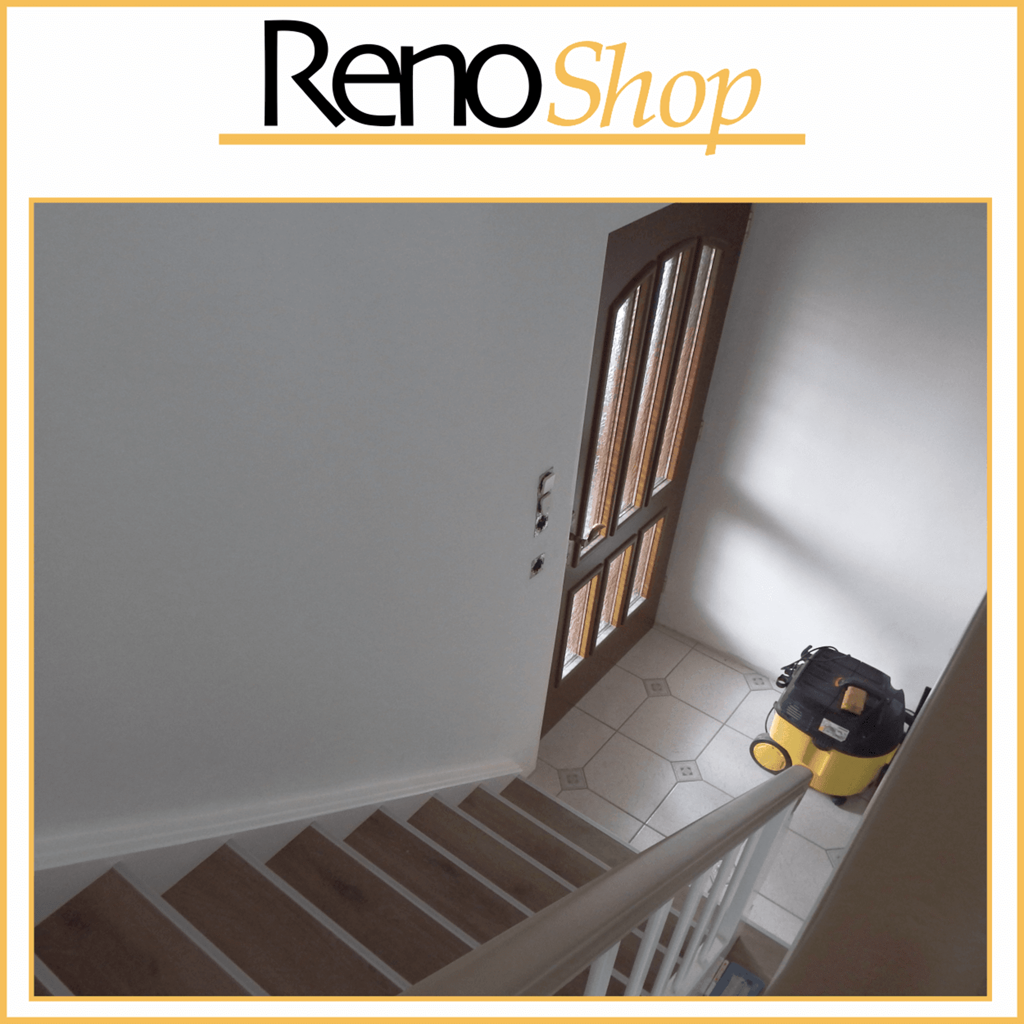 Treppenrenovierung - Treppe mit Laminat belegen