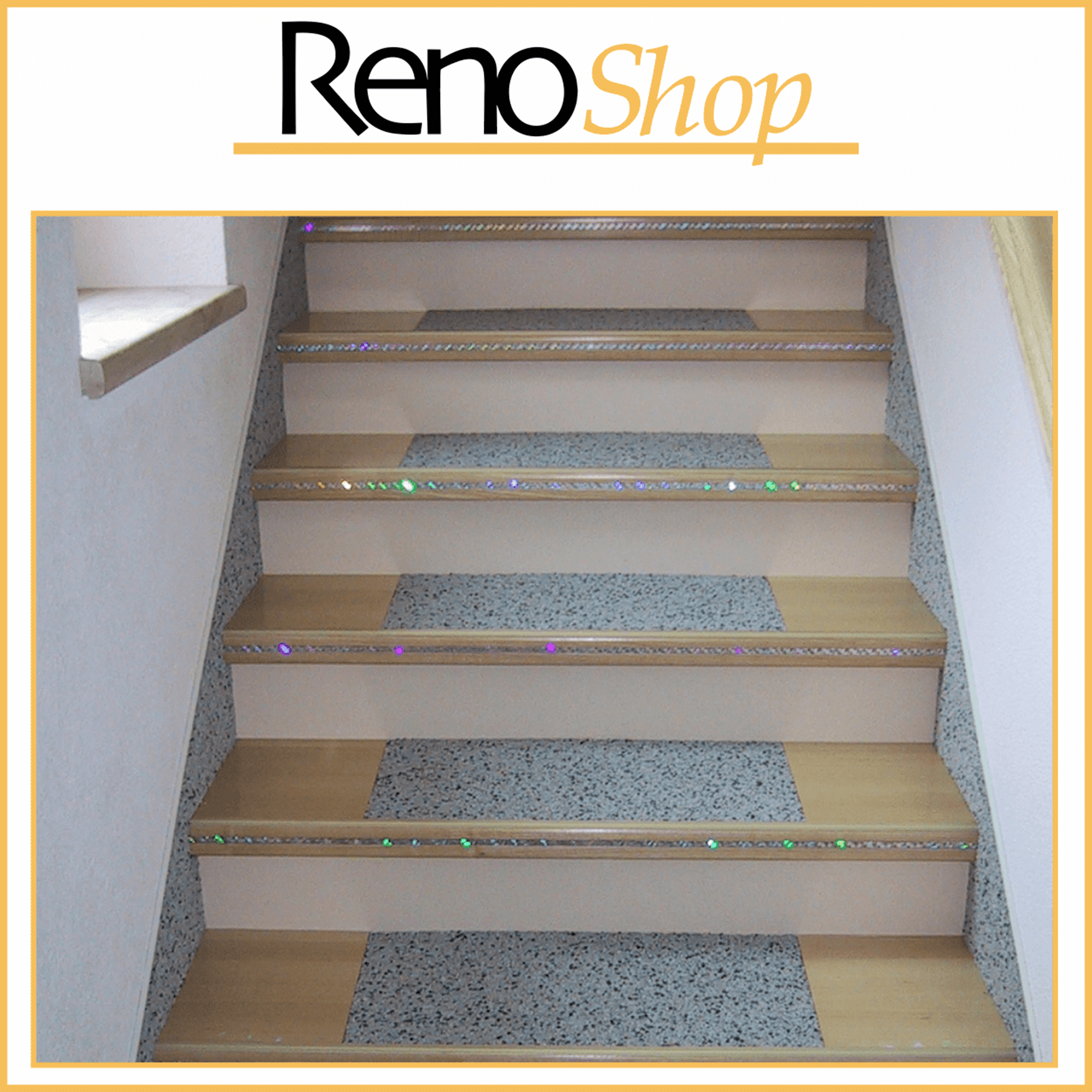 Betontreppe mit Parkett verkleiden