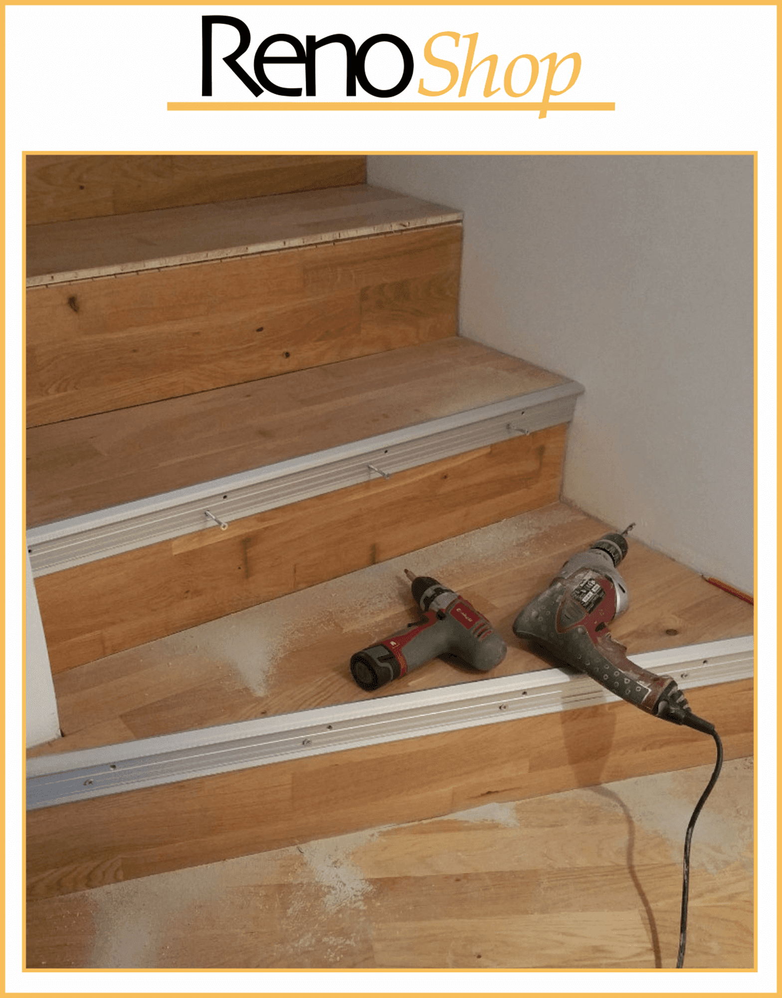 Betontreppe mit Holz verkleiden
