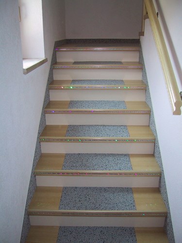 Teppich auf Treppe