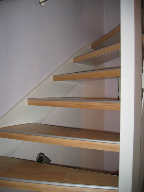 Laminat auf Spindeltreppe verlegen