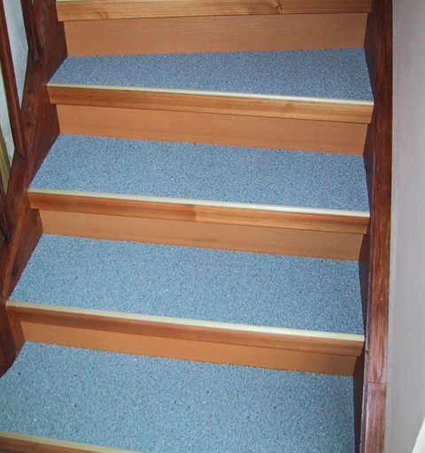 Teppich auf Treppe - Treppenprofil