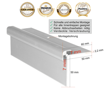 Treppenprofil für Treppensanierung: