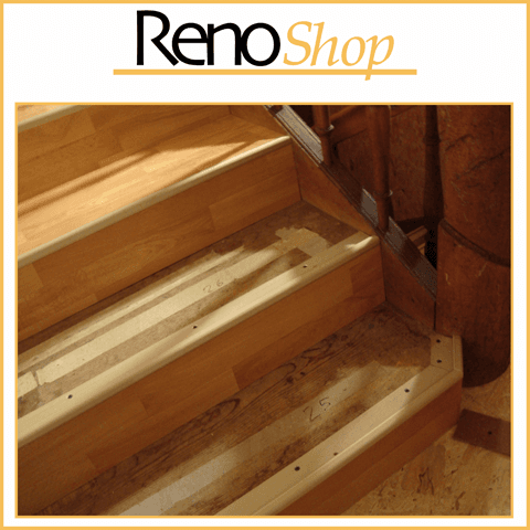 Treppensanierung Treppe mit Laminat verkleiden