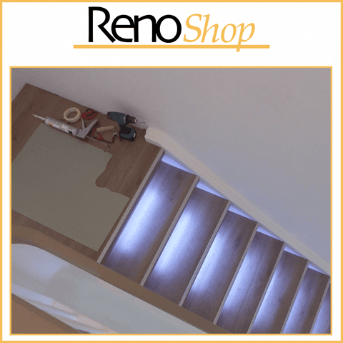 Treppen renovieren - Treppe mit Laminat belegen