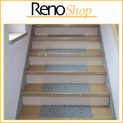Betontreppe mit Parkett verkleiden