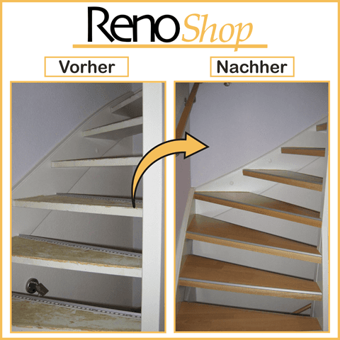 Vorher-Nachher-Bilder Spindeltreppen Renovierung