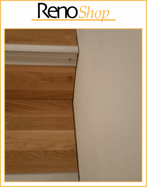 Stufen aus Beton mit Holz verkleiden
