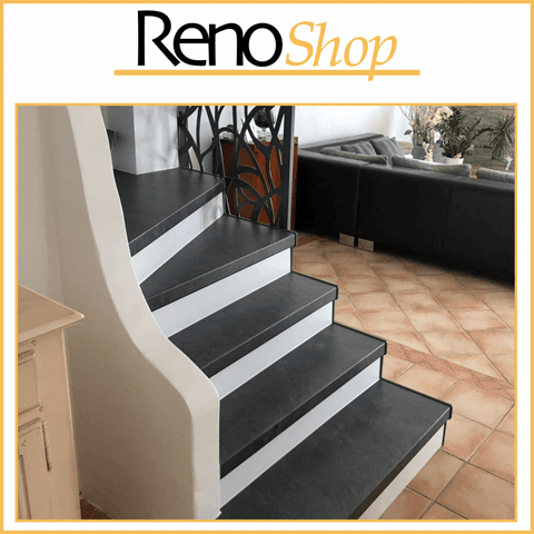 Treppenstufen im Dekor BLACK WOOD
