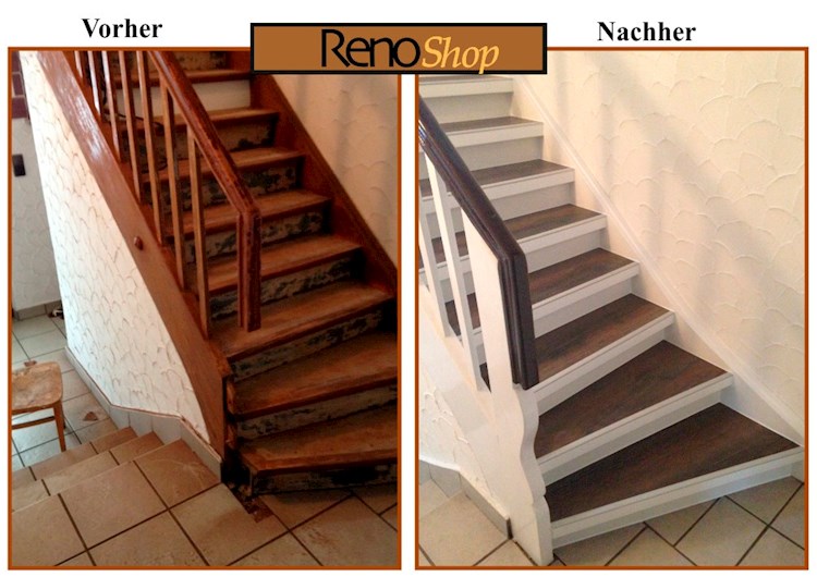 Treppen mit Laminat - Treppen Verkleidung leicht gemacht mit RenoProfil
