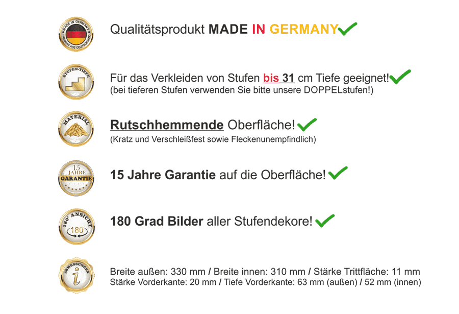Infos zur EINZELstufe!